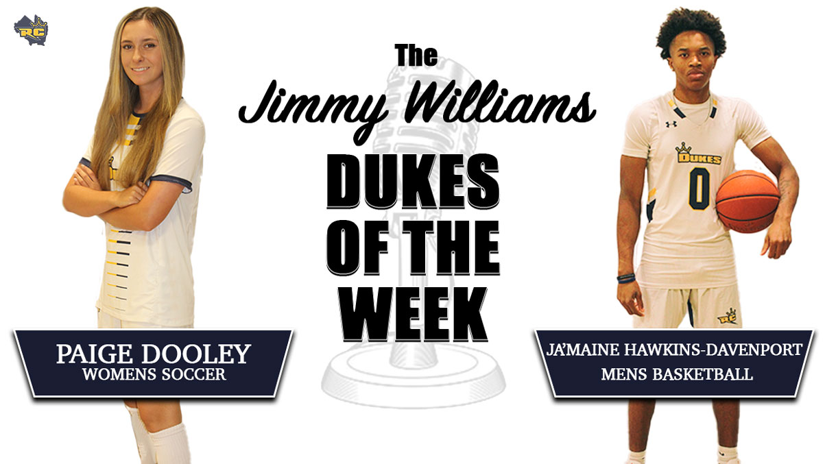 Paige Dooley and Ja'Maine Hawkins-Davenport named Dukes of the Week